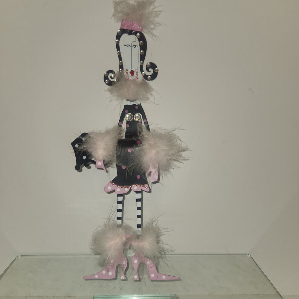 Vintage Silvestri by Joey Metal Queen of Bit*h Shelf Sitter